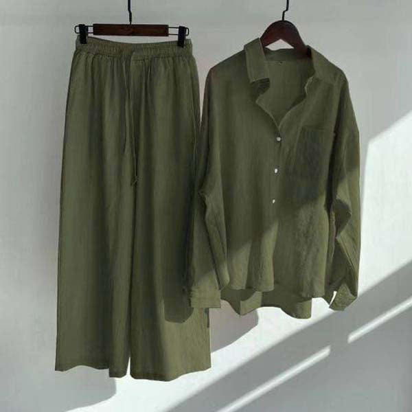 Alenza Western Shirt Style 2-Pcs Stiched Co-Ord Set.