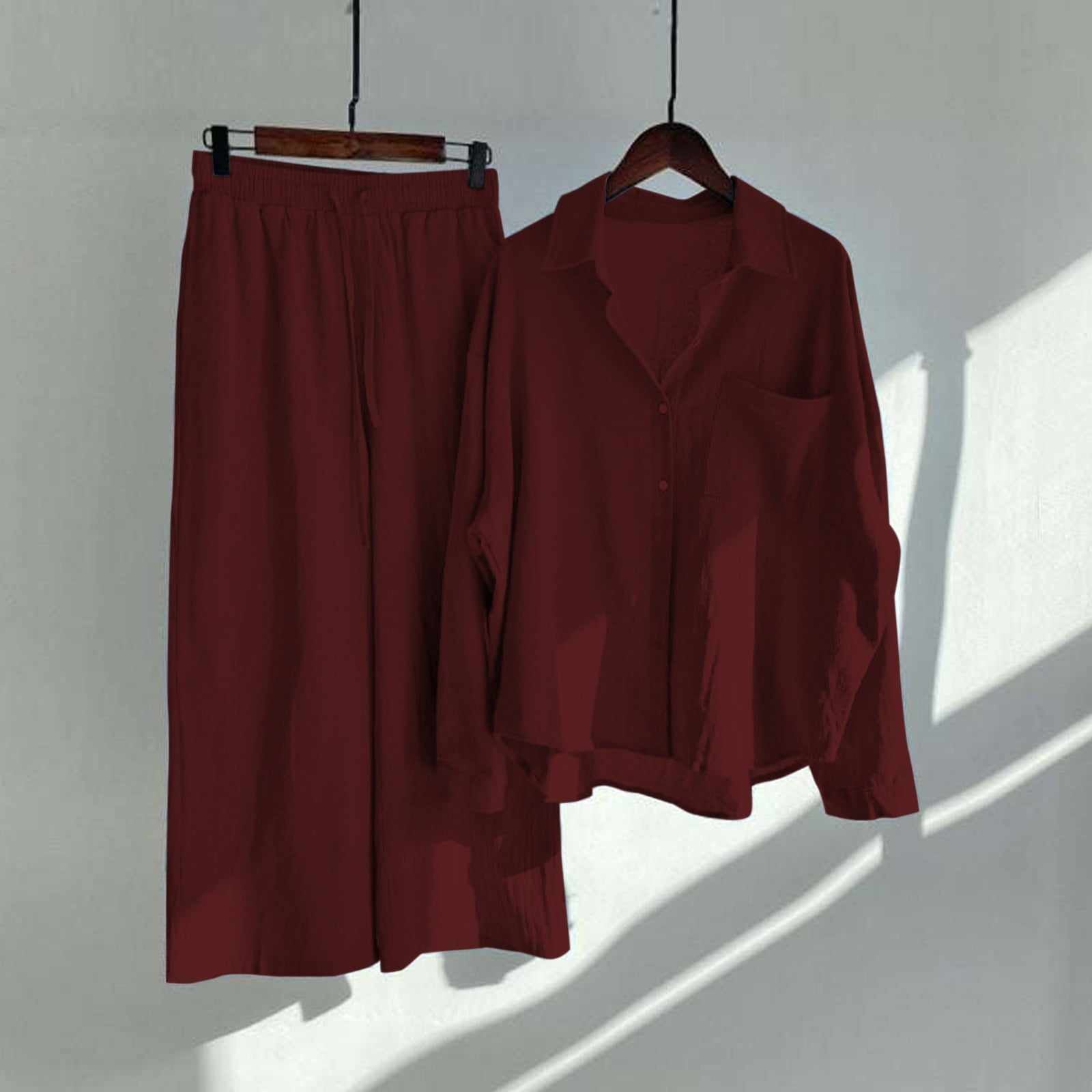 Alenza Western Shirt Style 2-Pcs Stiched Co-Ord Set.