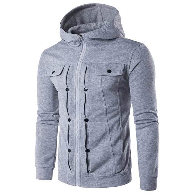 Bundle Of 3 Ripped Style Hooded Winter Zipper Jacket.