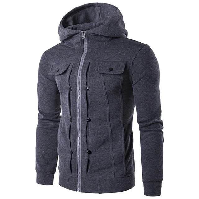 Bundle Of 3 Ripped Style Hooded Winter Zipper Jacket.