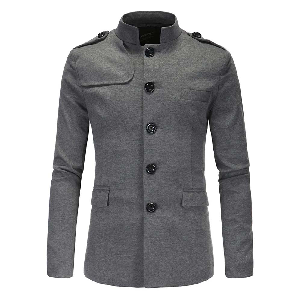 Collar Style Casual Winter Fleece Coat. MWJ-407