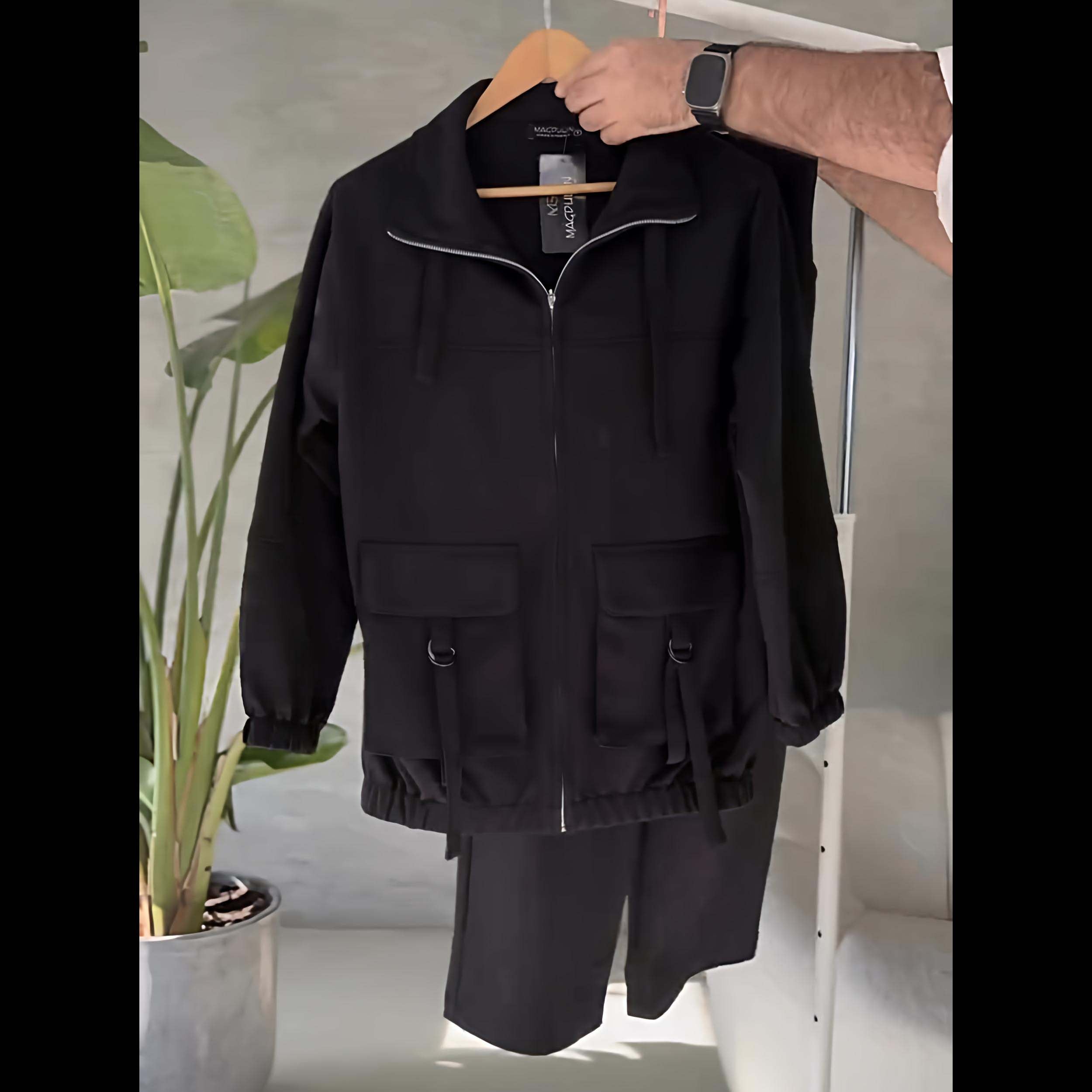 Oxfona 6-Pocket Cargo Style 2-Pcs Winter Co-Ord Set. WWTS-17